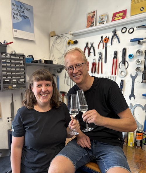 Sekt zum Frühstück